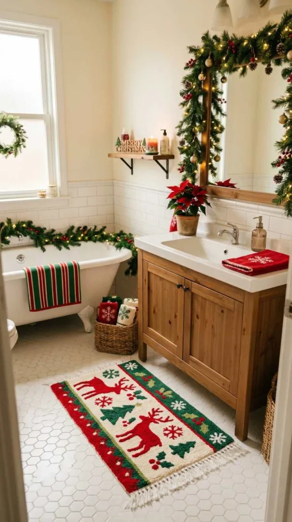 Cozy Holiday Bath Mats