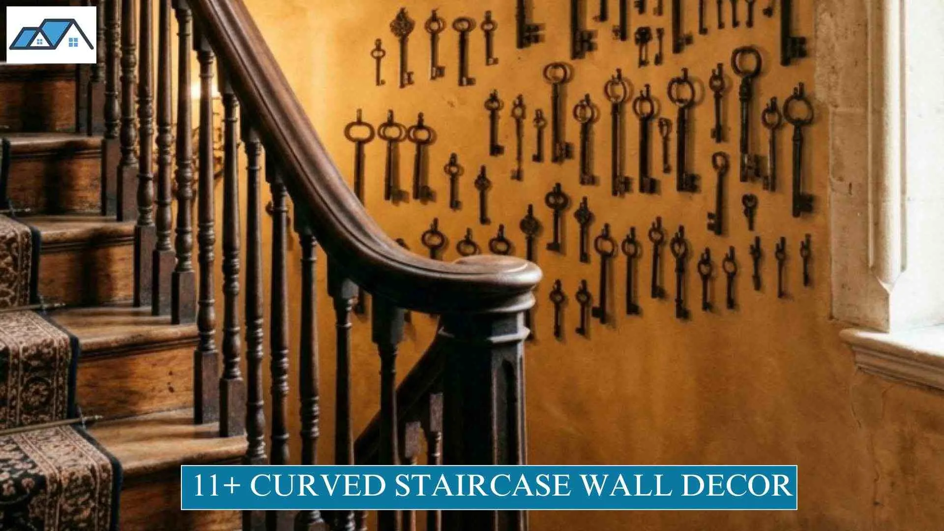 11+ Curved Staircase Wall Decor for Elegant Home Interiors 1 Curved Staircase Wall Decor