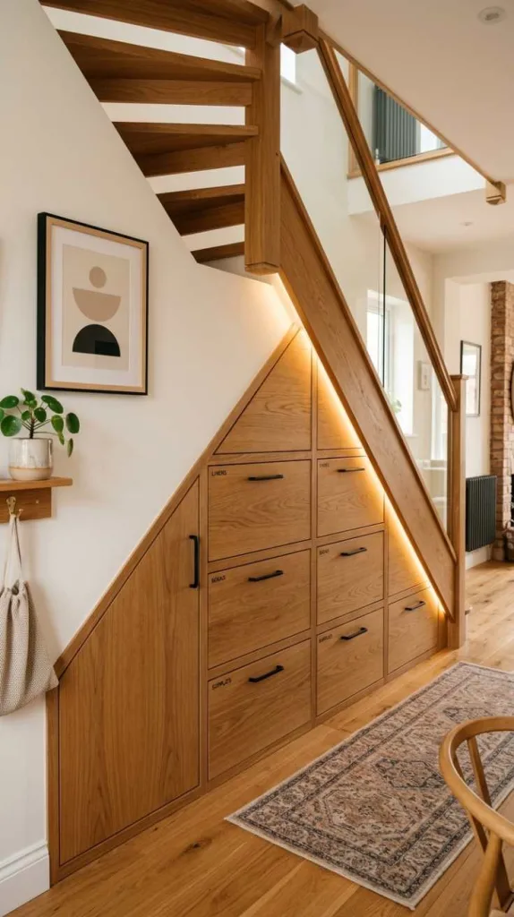 11+ Under Staircase Ideas Decor for Smart Homes 11 Custom Drawers