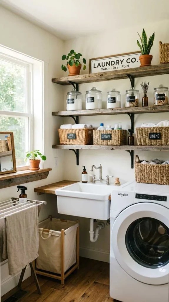 DIY Open Shelving