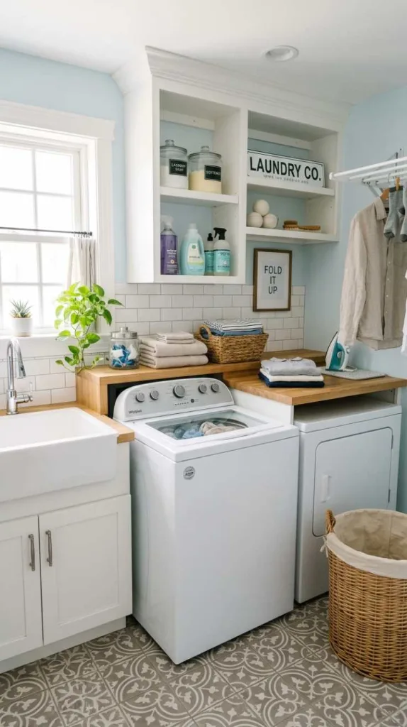 10+ Laundry Room Ideas Top Loader Layout 6 Dedicated Folding Zone