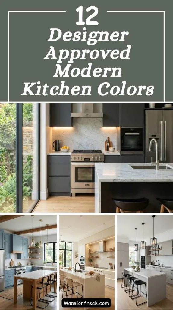 12 Designer Approved Modern Kitchen Colors That Feel Luxurious 2 Designer Approved Modern Kitchen Colors