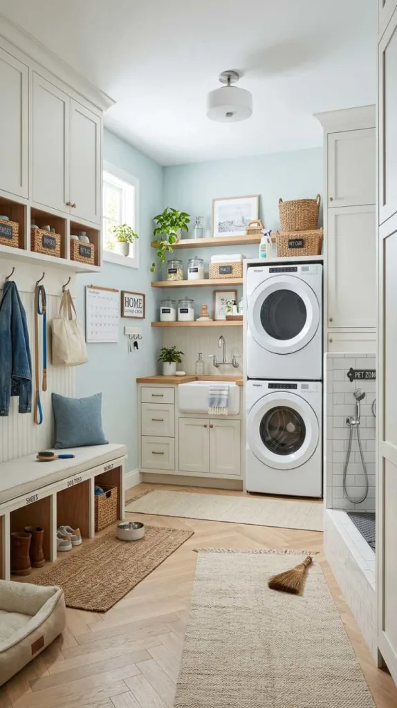 12 Laundry Room Design Ideas for Beautiful Functional Spaces 5 Dual Purpose Spaces