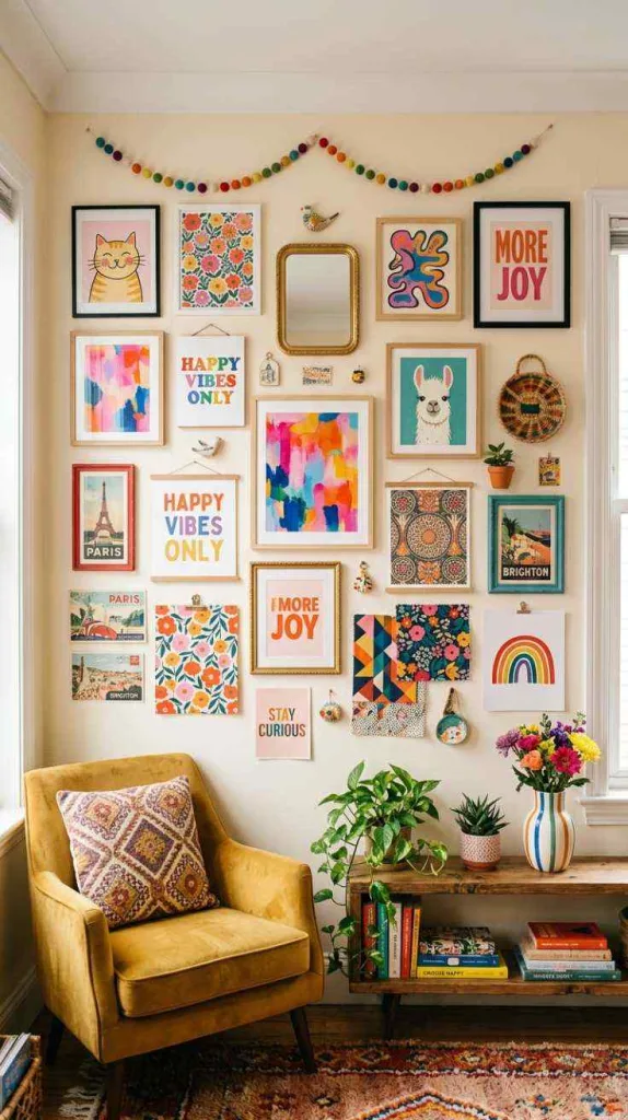 Eclectic Wall Collage