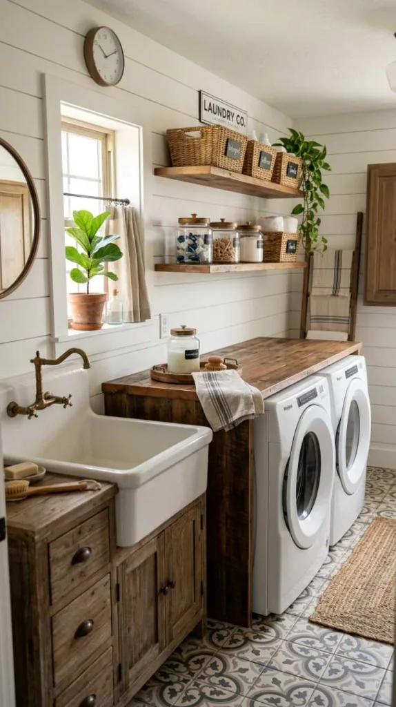 11+ Washing Room Ideas Laundry for Organized Homes 12 Farmhouse-Inspired Washing Room