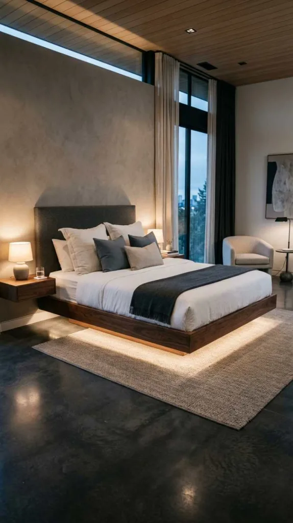 11+ Unique Bed Designs that Instantly Transform your Bedroom 6 Floating Illusion Bed Frame