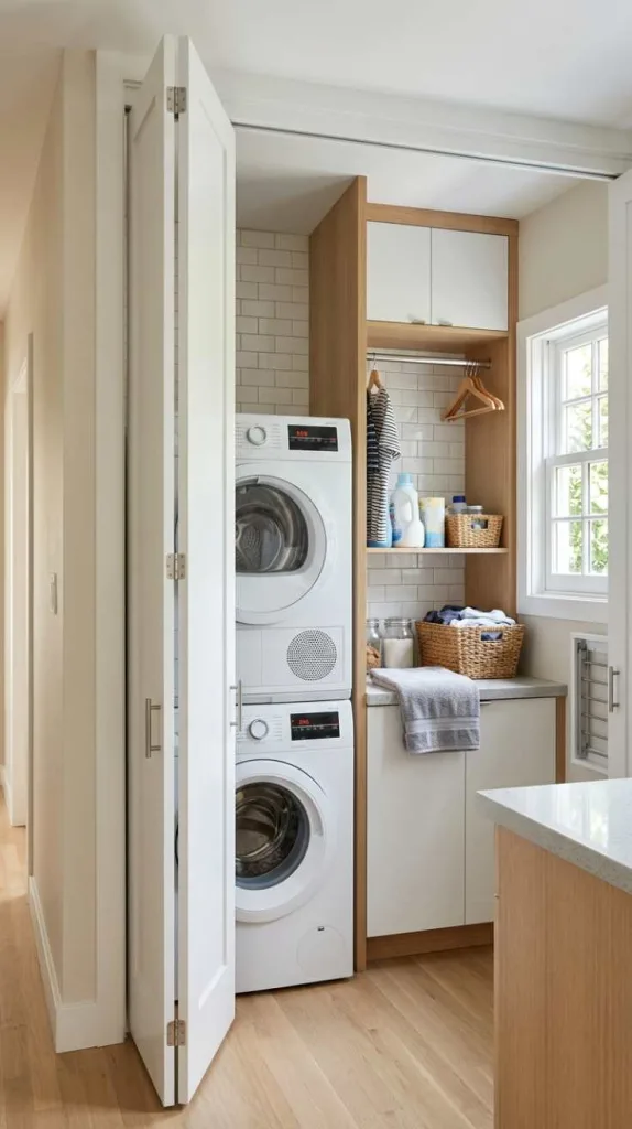 10+ Very Small Laundry Room Ideas for Smart Space 10 Folding Doors