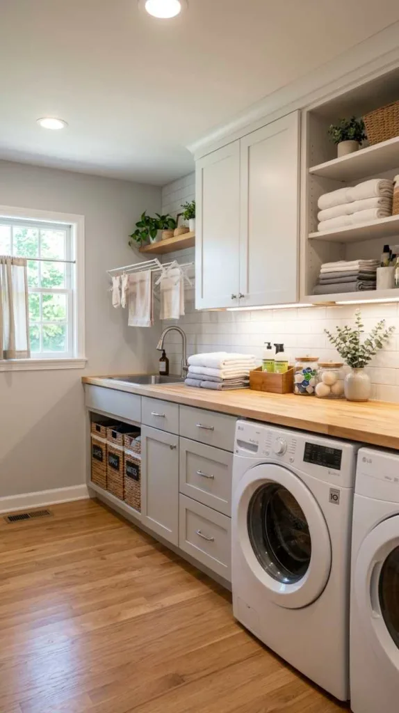 12 Laundry Room Design Ideas for Beautiful Functional Spaces 13 Folding Friendly Layout