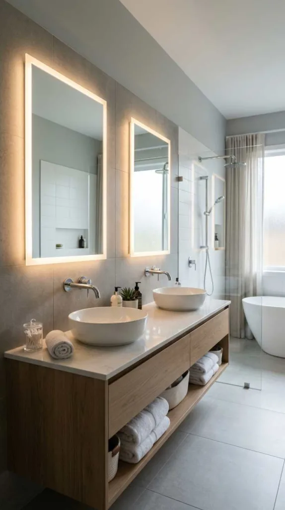 Frameless Backlit LED Mirrors