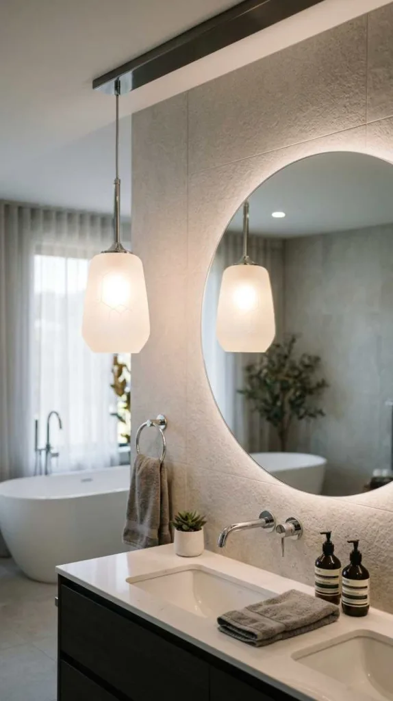 Frosted Glass Pendant Lights