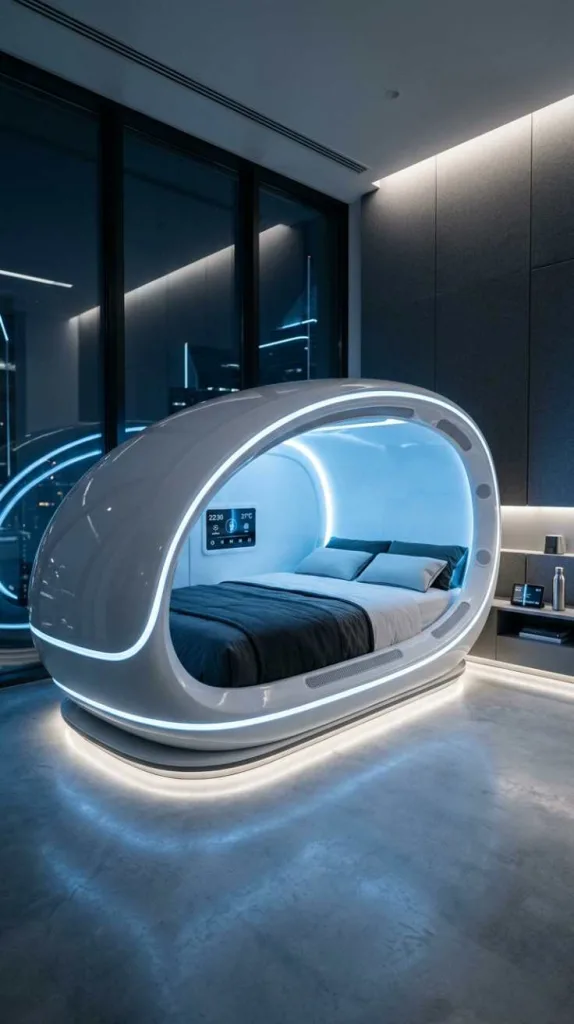 11+ Unique Bed Designs that Instantly Transform your Bedroom 8 Futuristic Pod Bedroom Bed