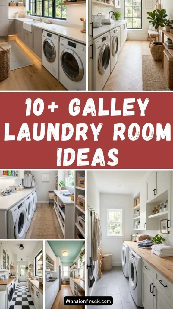 Galley Laundry Room Ideas