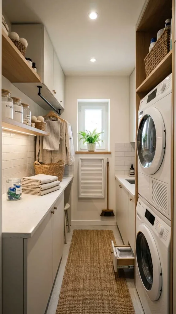 10+ Very Small Laundry Room Ideas for Smart Space 14 Galley Space