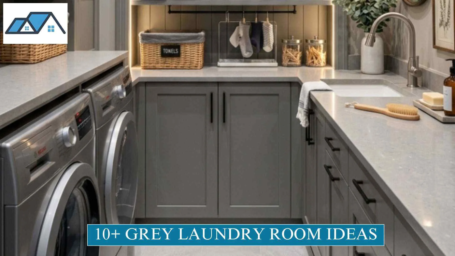 Grey Laundry Room Ideas