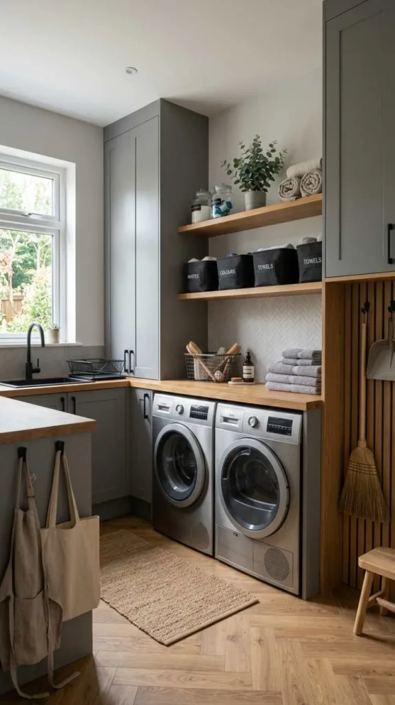 Grey and Oak Mix
