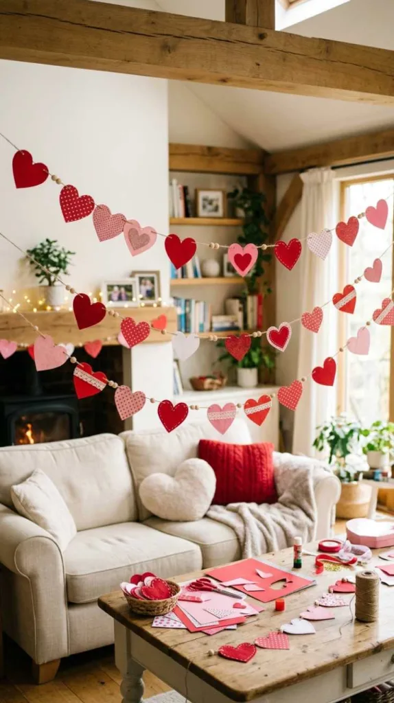Handmade Heart Garlands