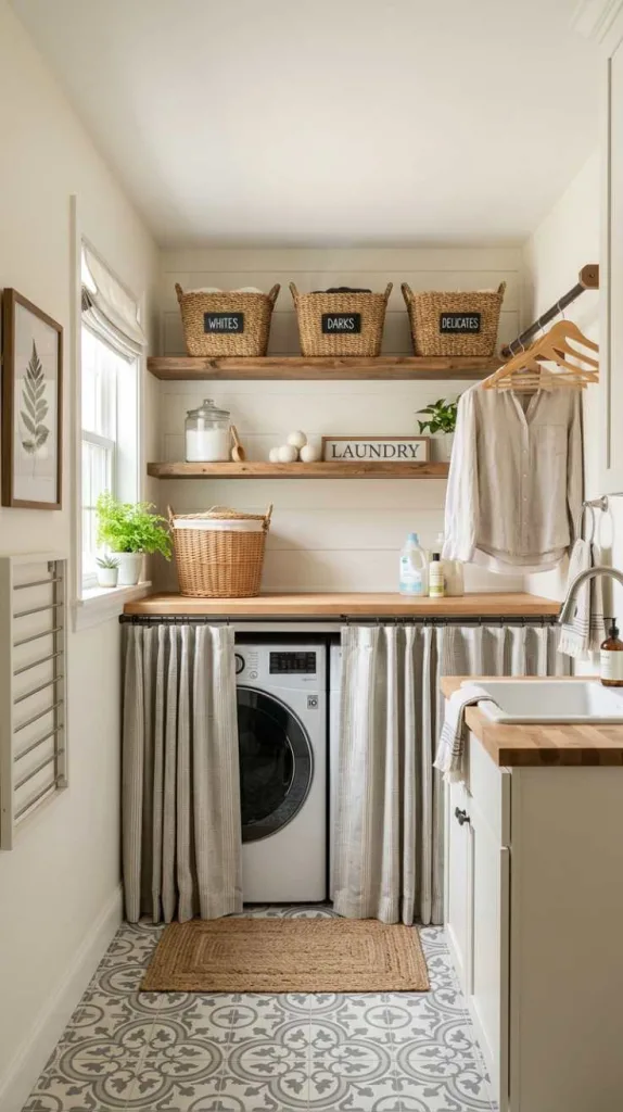 Hidden Appliance Curtain