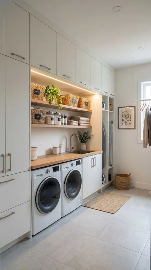 Hidden Appliance Surround Cabinets