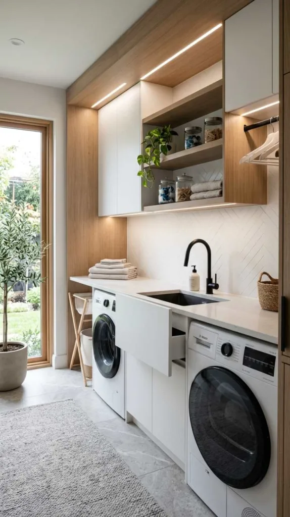 Hidden Drop-Down Sink Cover Station