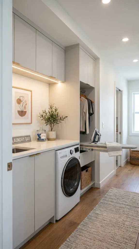 10+ Very Small Laundry Room Ideas for Smart Space 8 Hidden Hallway