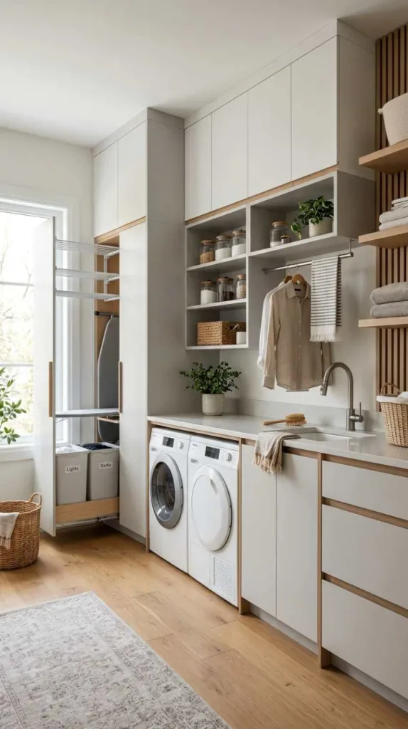 12 Laundry Room Design Ideas for Beautiful Functional Spaces 14 Hidden Storage Balance