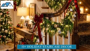 Holiday Staircase Decor