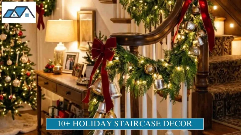 Holiday Staircase Decor