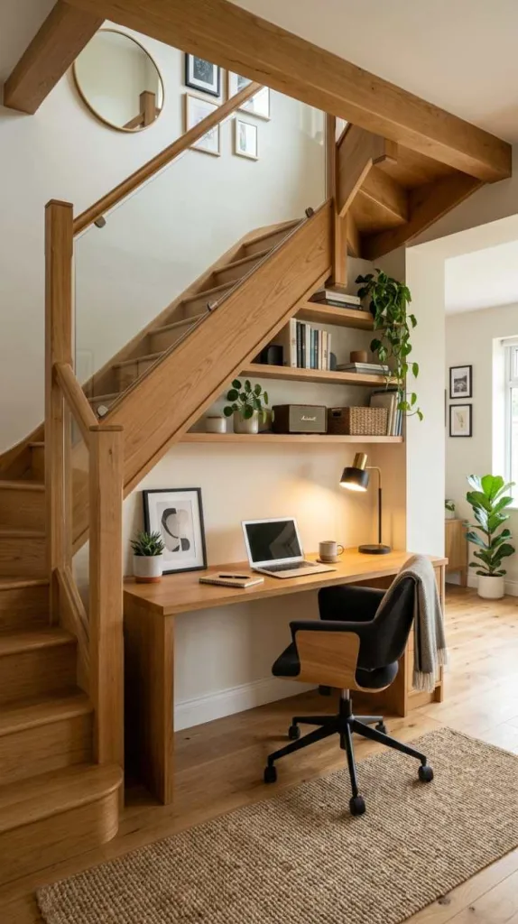 11+ Under Staircase Ideas Decor for Smart Homes 9 Home Workspace