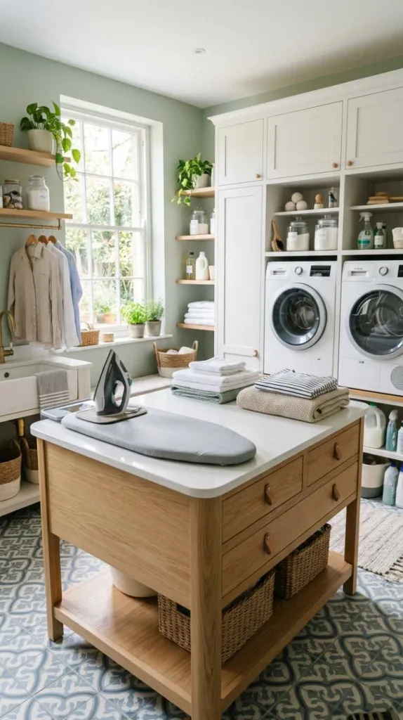 11+ Laundry Room Ironing Board Ideas with Hidden Storage 11 Island Station
