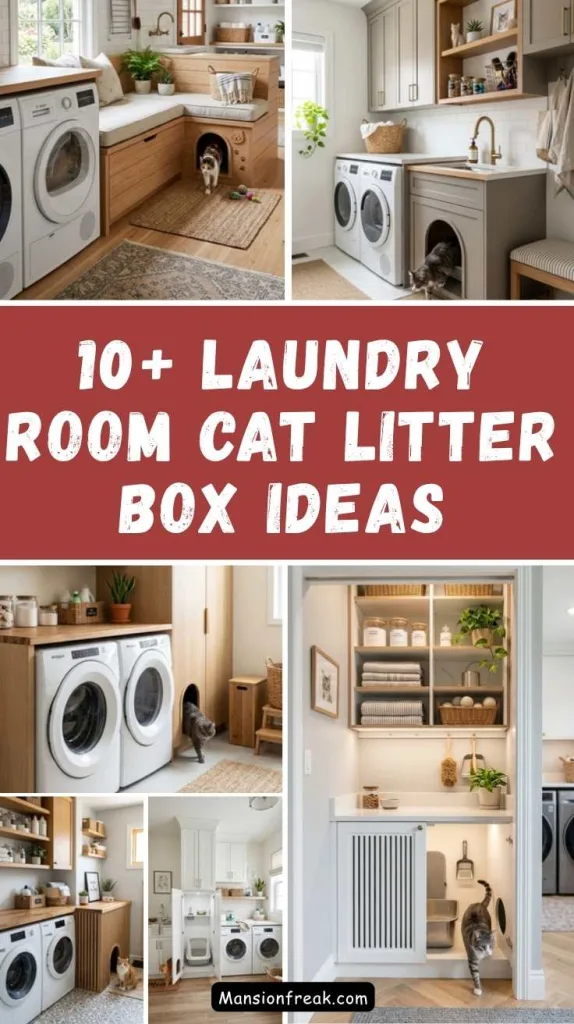 10+ Laundry Room Cat Litter Box Ideas 2 Laundry Room Cat Litter Box Ideas