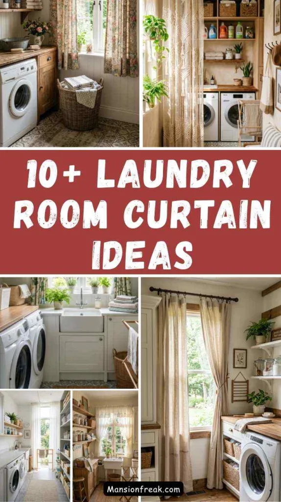 Laundry Room Curtain Ideas