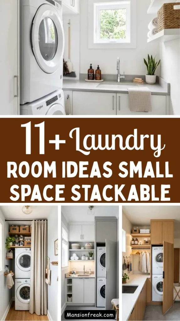 Laundry Room Ideas Small Space Stackable
