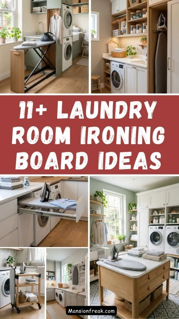 11+ Laundry Room Ironing Board Ideas with Hidden Storage 2 Laundry Room Ironing Board Ideas