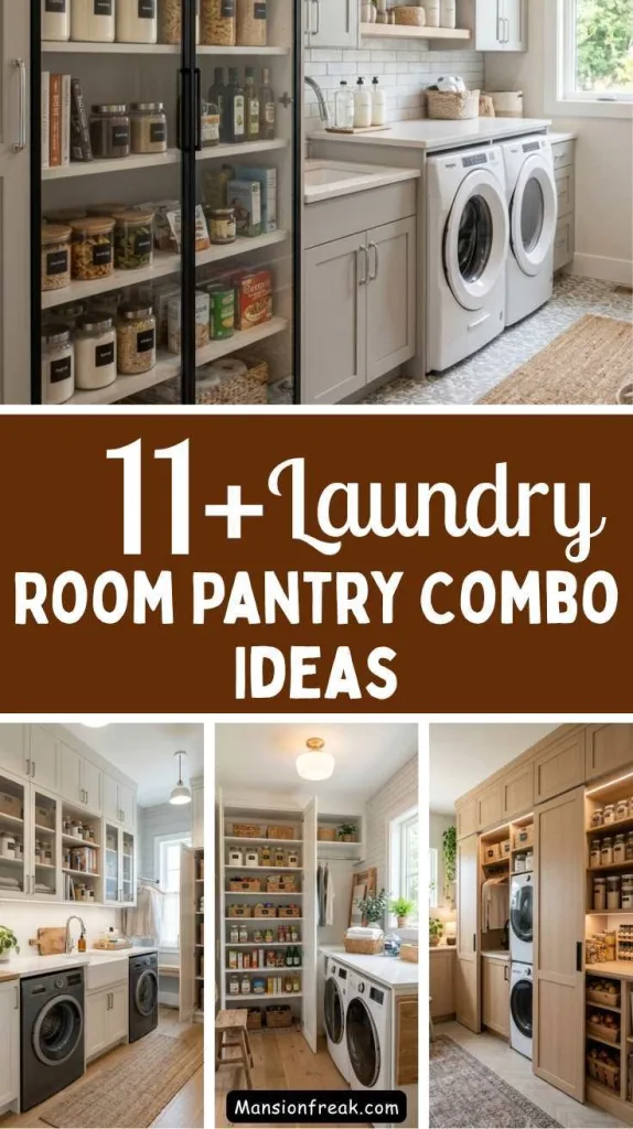 Laundry Room Pantry Combo Ideas