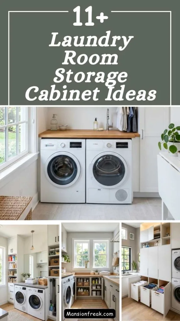 Laundry Room Storage Cabinet Ideas