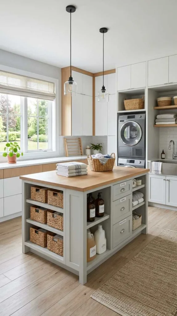 Laundry Room With Island