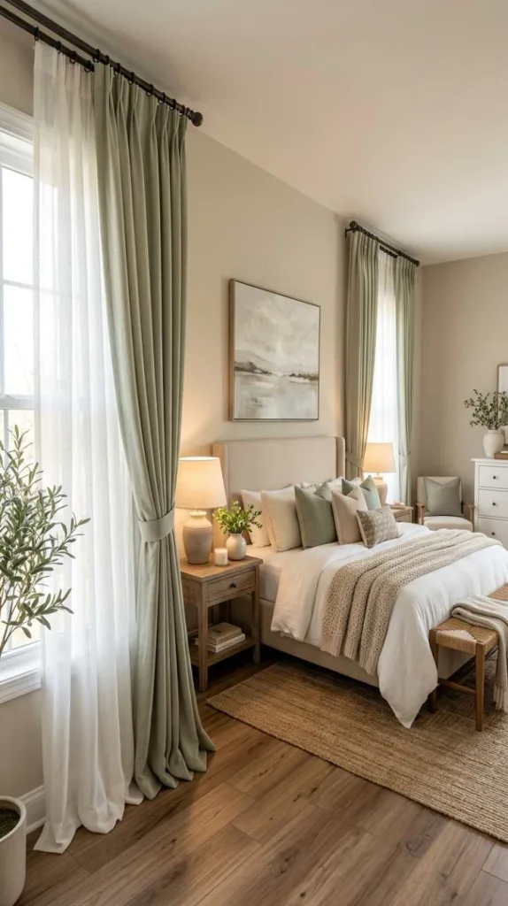 10+ Best Room Decor Ideas that Feel Fresh Stylish 2026 3 Layered Curtains Glow