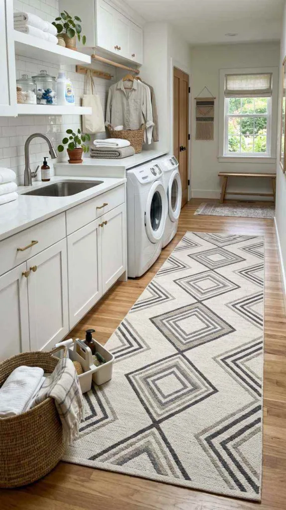 Long Faux Runner Rugs