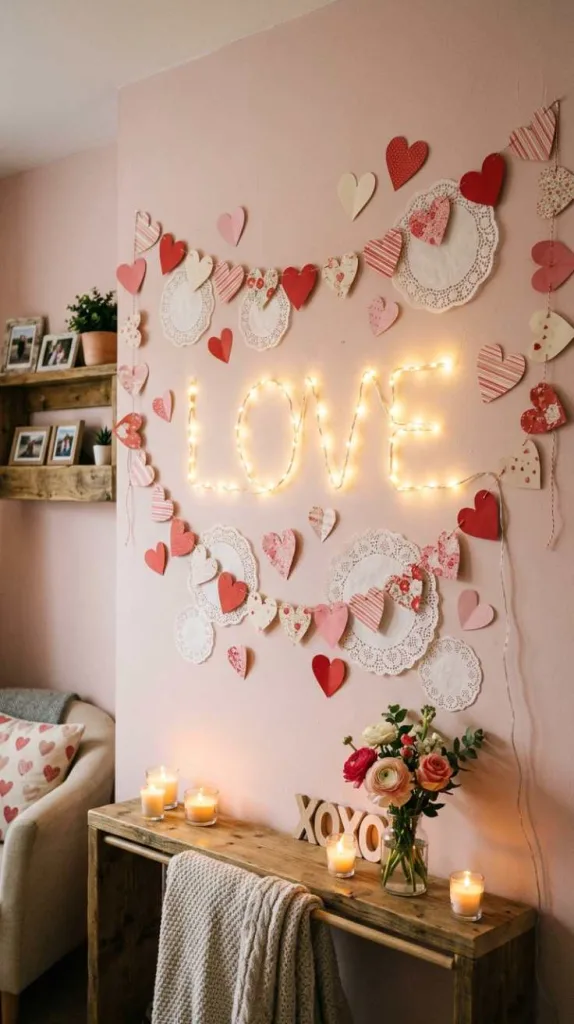 Love Light Wall Setup