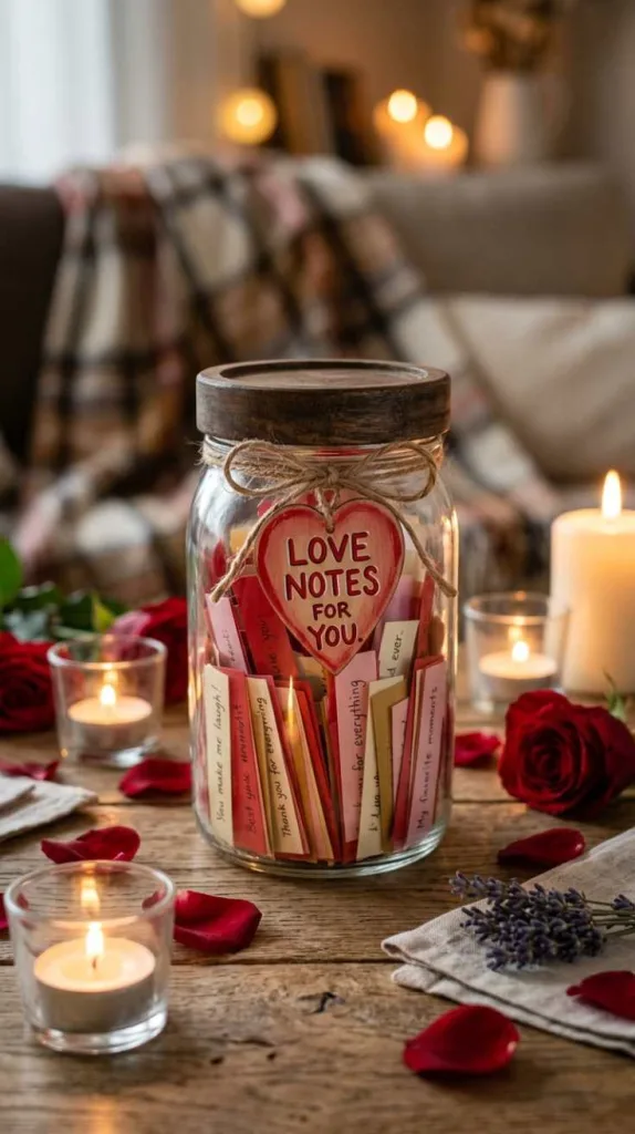 11+ Romantic Valentines Day Gift Ideas for Your Husband 5 Love Notes Jar