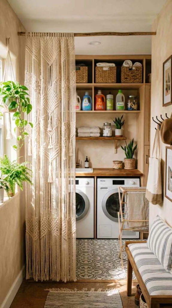 Macramé Curtain Divider