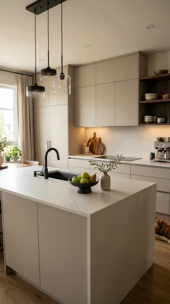 12 Trendy Kitchen Countertop Designs For a Stylish Home 8 Matte Finish Quartz Countertops