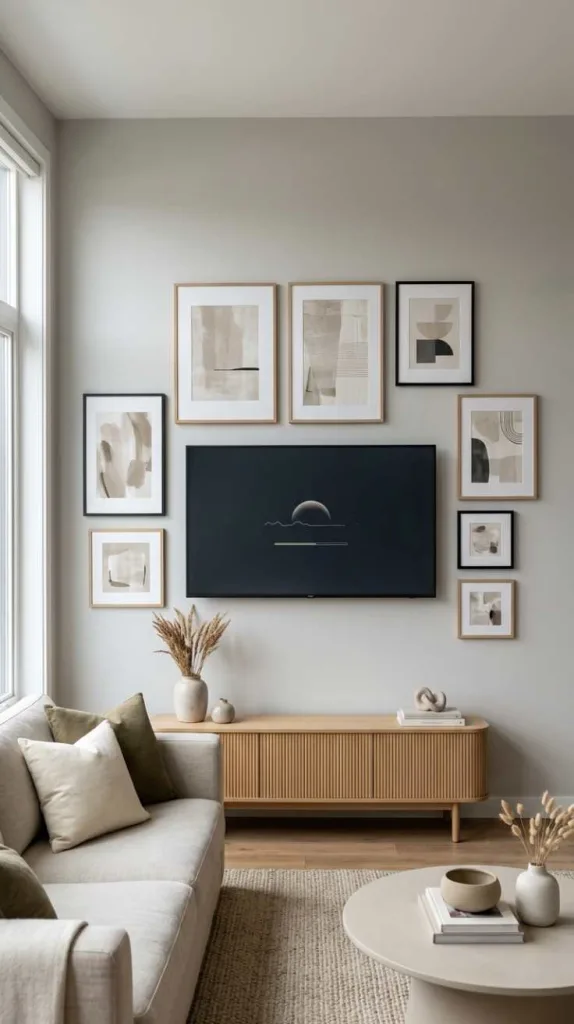 Minimal Neutral Art Layout