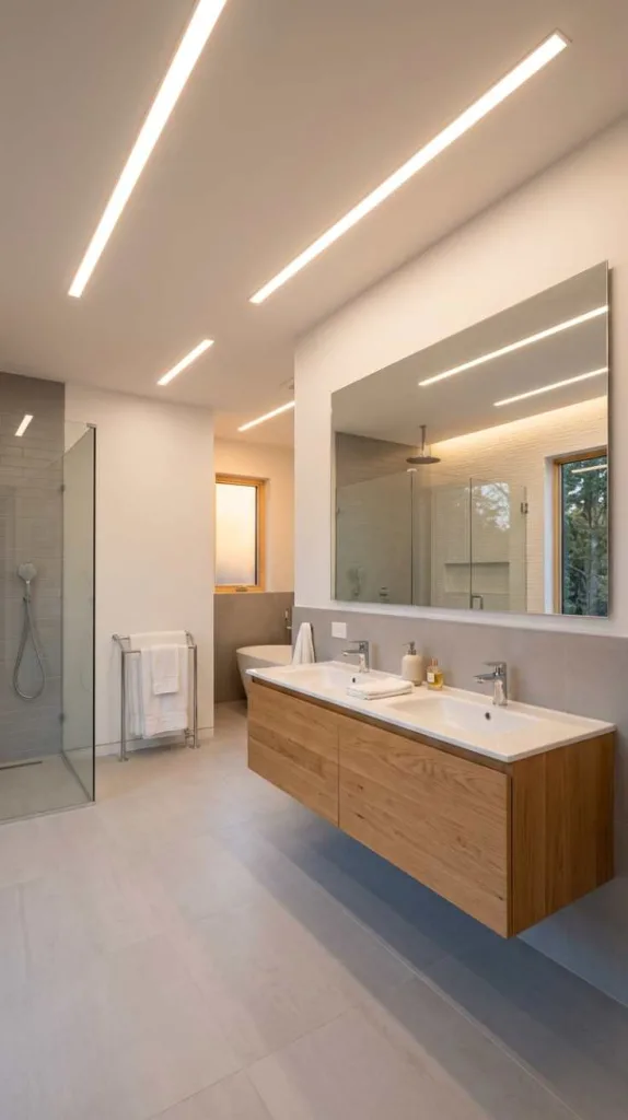 Minimalist Linear Ceiling Lights