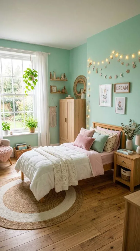 10+ Dreamy Girls Bedroom Color Ideas That Feel Like Magic 13 Mint Green Freshness