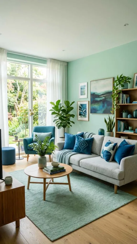 Mint and Ocean Blue Freshness