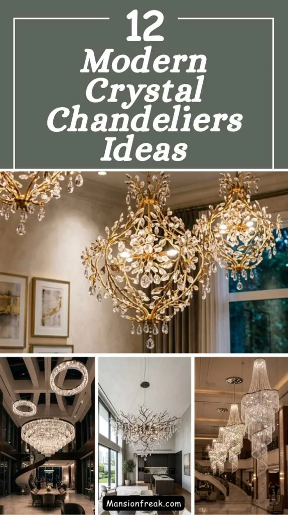 12 Modern Crystal Chandeliers That Elevate Any Space 2 Modern Crystal Chandeliers