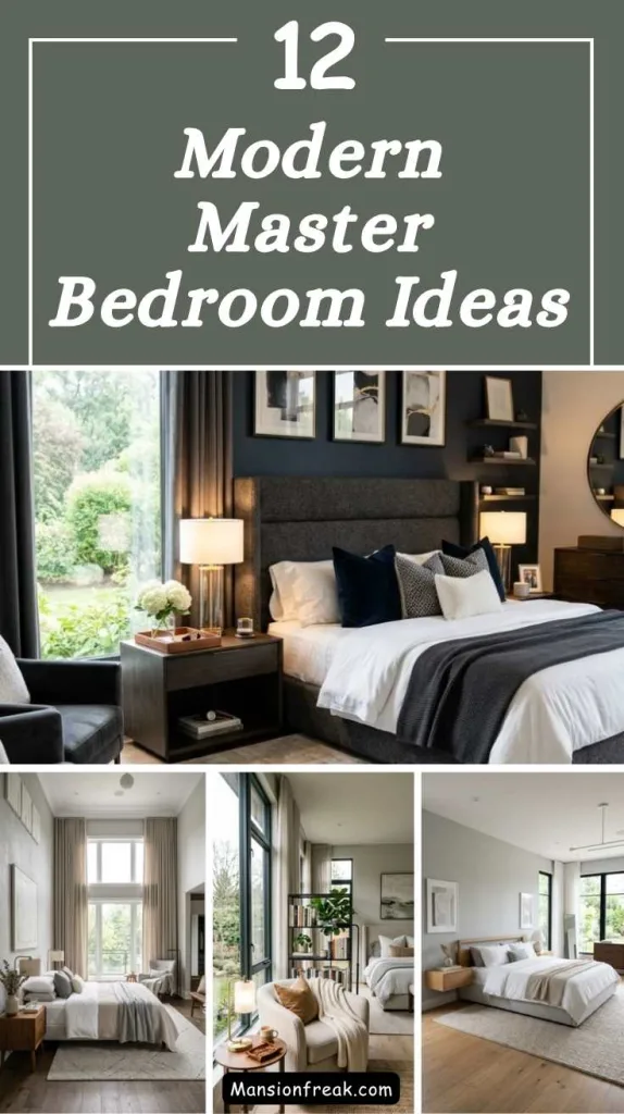10+ Modern Master Bedroom Ideas You'll Love 2 Modern Master Bedroom Ideas