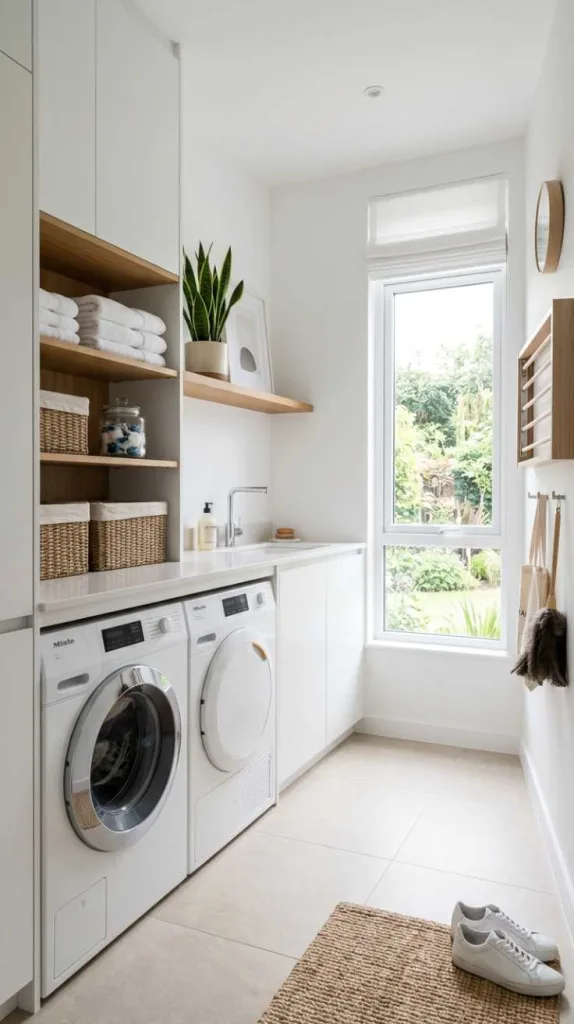 12 Laundry Room Design Ideas for Beautiful Functional Spaces 6 Modern Minimal Setup