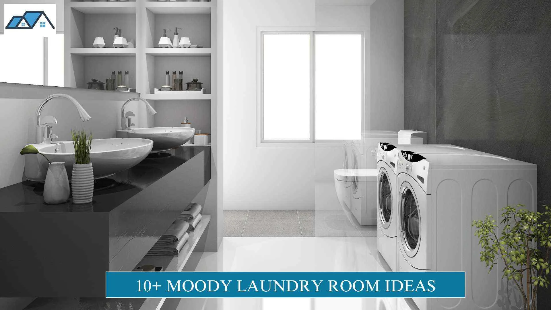 10+ Moody Laundry Room Ideas for Elegant Home Style 1 Moody Laundry Room Ideas